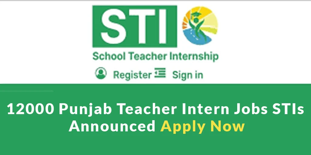 Punjab Teacher Intern Jobs STIs