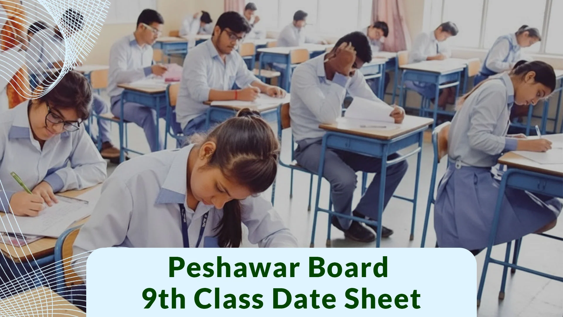 BISE Peshawar Board 9th Class Date Sheet 2026