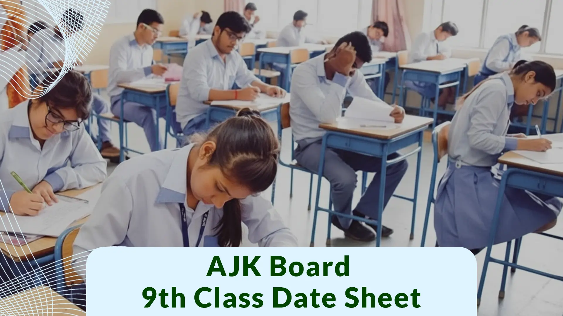AJK Board 9th Class Date Sheet 2026