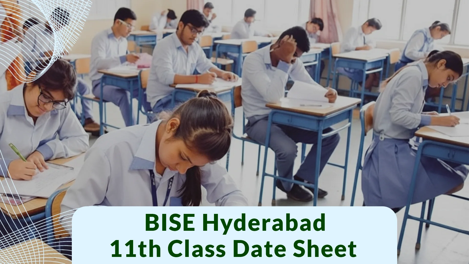 BISE Hyderabad 1st Year Date Sheet
