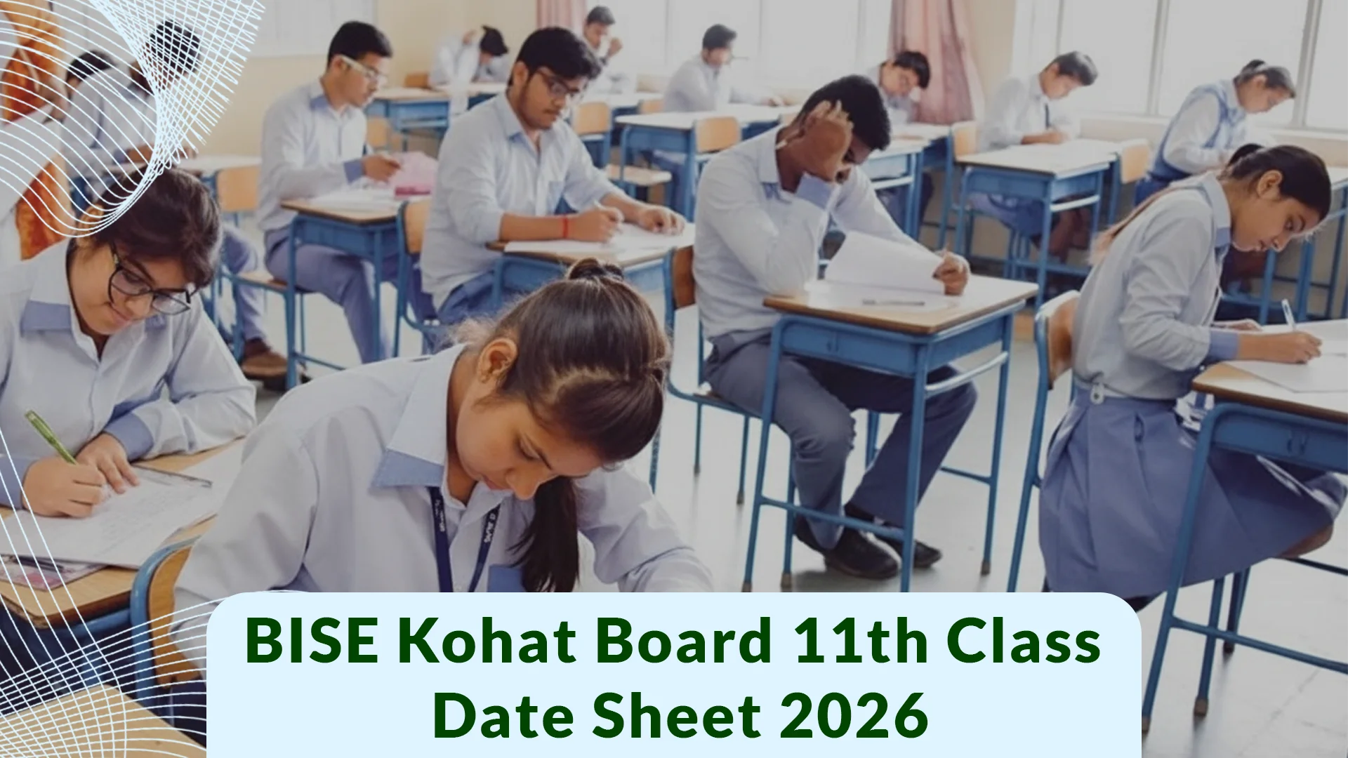 BISE Kohat Board 11th Class Date Sheet 2026