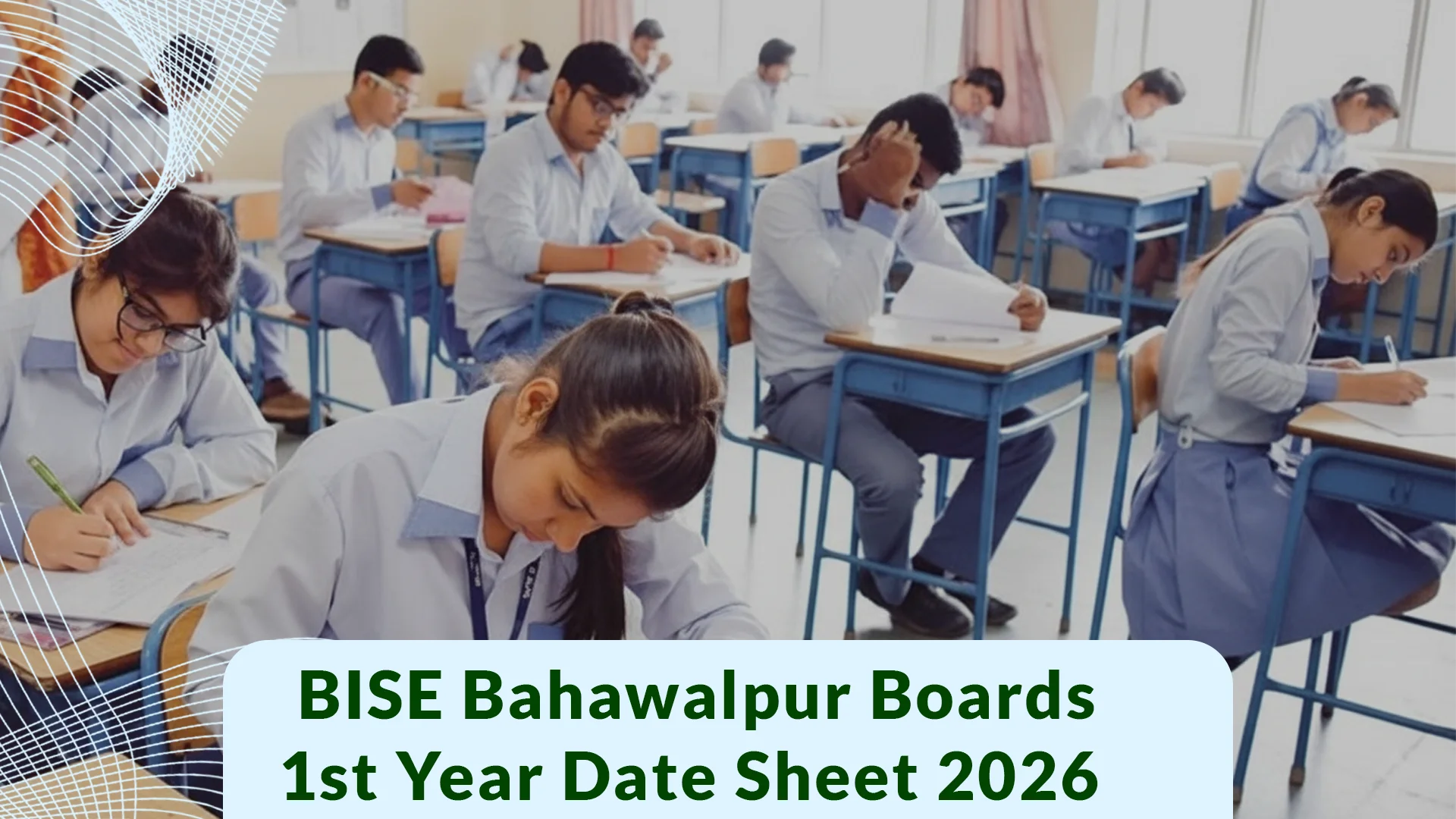 BISE Bahawalpur 11th Class Date sheet
