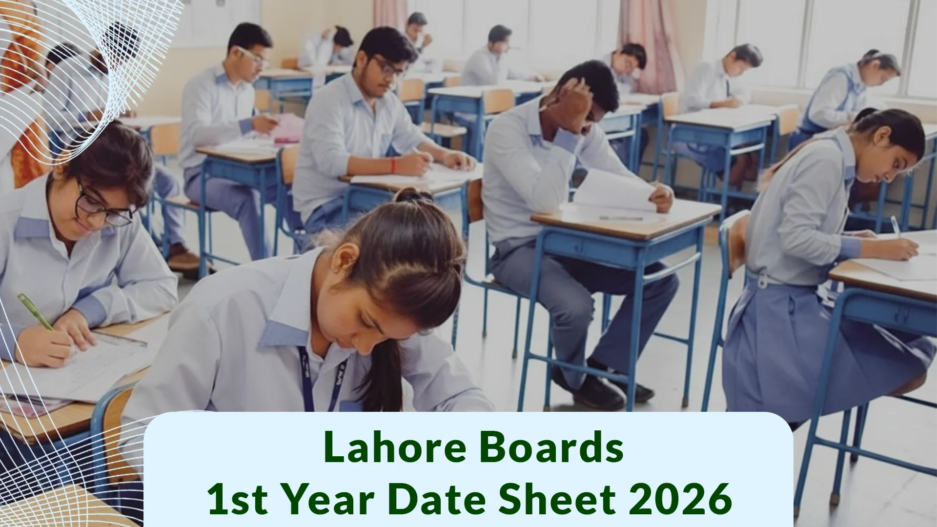 "11th Class Date Sheet - 1st Year Date Sheet 2026 Lahore Board"