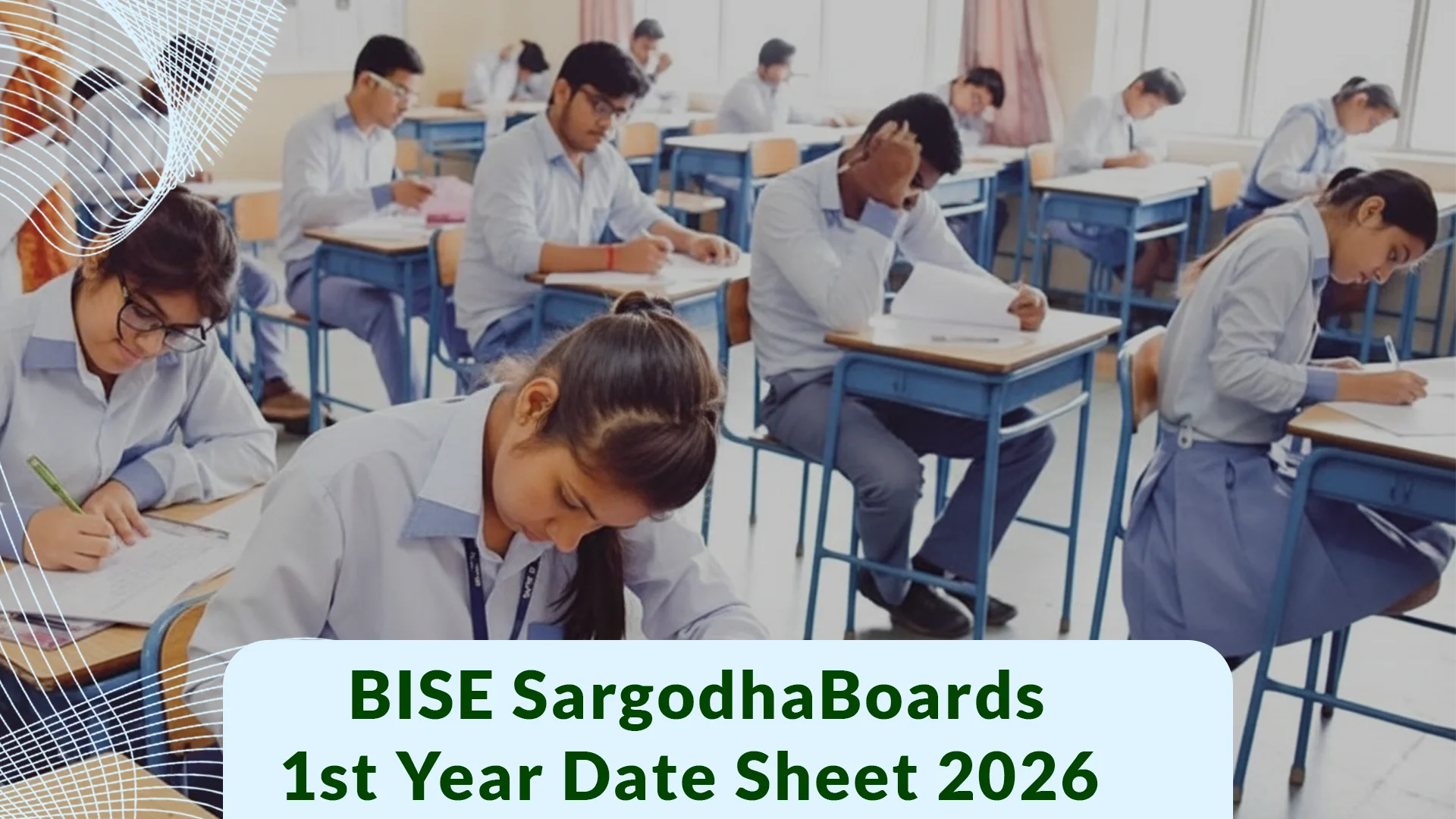 BISE Sargodha 11th Class Date sheet