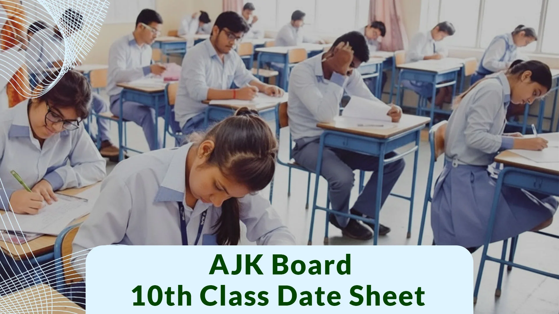 AJK Board 10th Class Date Sheet 2026