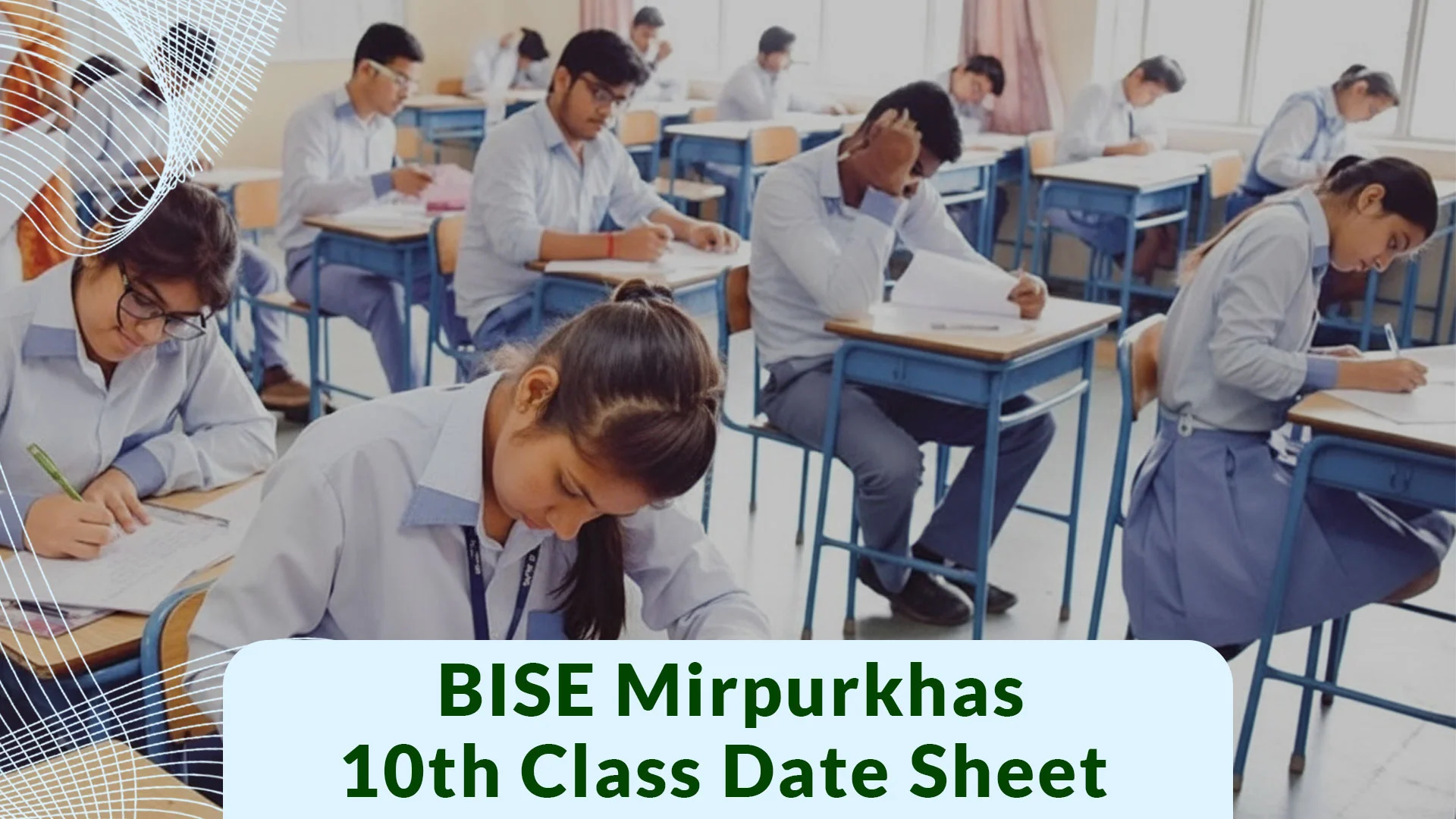 BISE Mirpurkhas 10th Class Date Sheet 2026