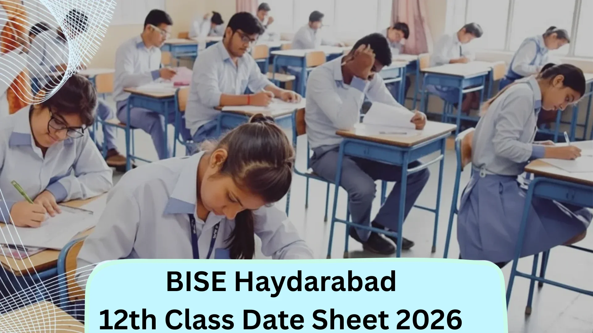 BISE Hyderabad 12th Class Date Sheet 2026