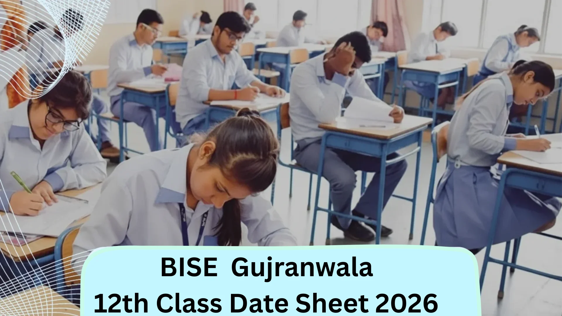 BISE Gujranwala 12th Class Date Sheet 2026