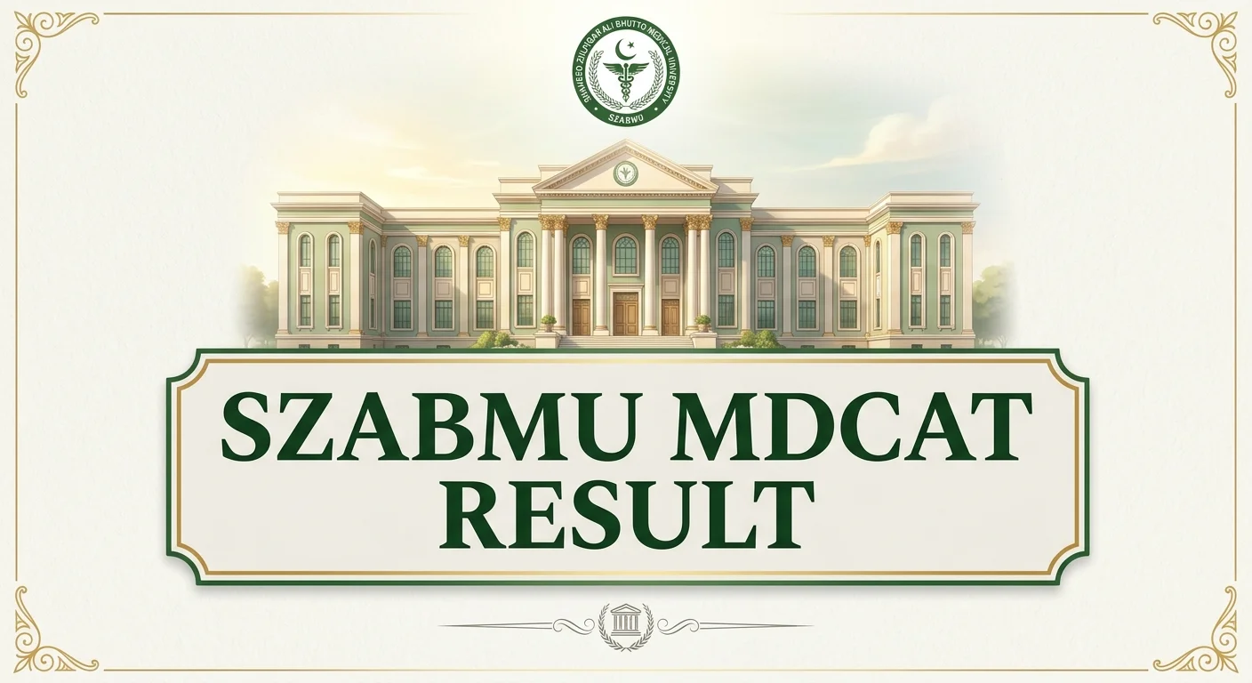 SZABMU MDCAT Result