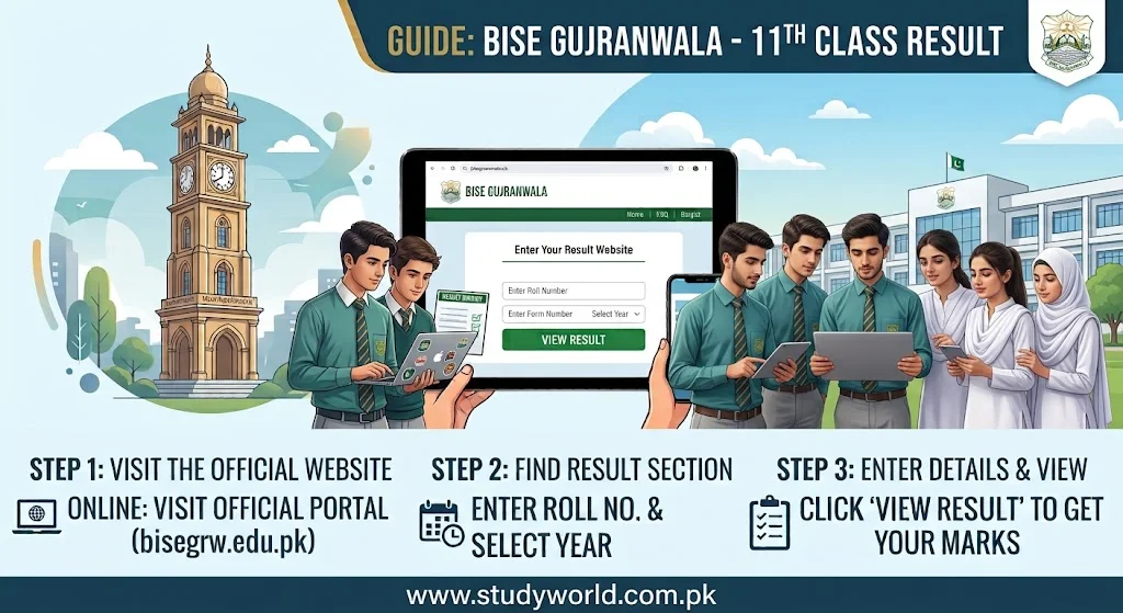 Guide to Check Gujranwala 11th Class Result